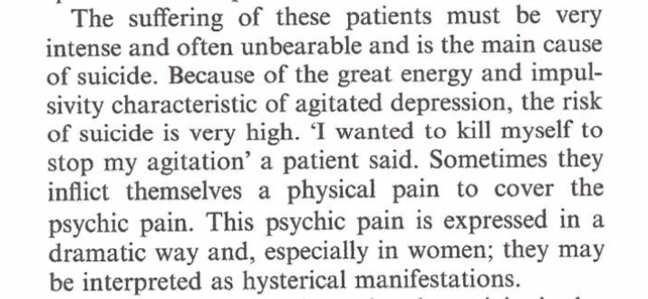 Melancholia Agitata and Mixed Depression